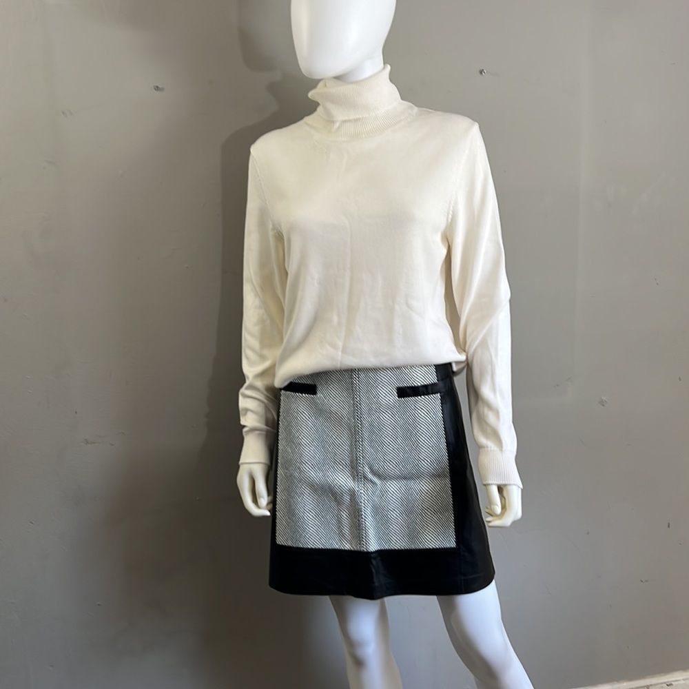 Nanette Lepore Women's Leather Mini Skirt Size 10